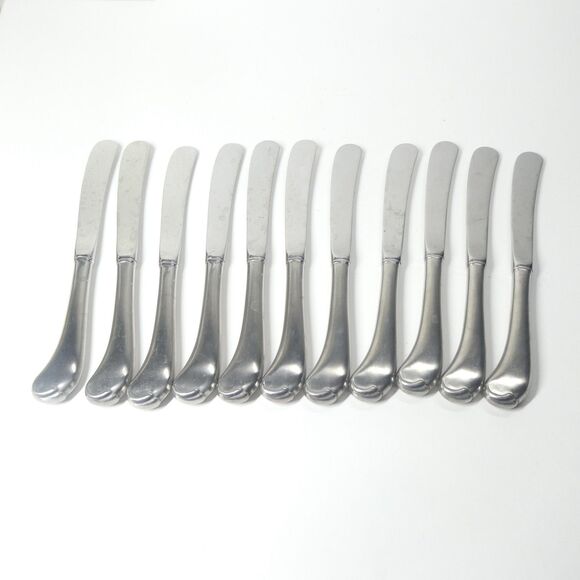 American Colonial Oneida Cube 72pc Flatware Set Stainless Forks Spoons - Picture 5 of 16
